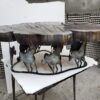 Table d'appoint chevaux